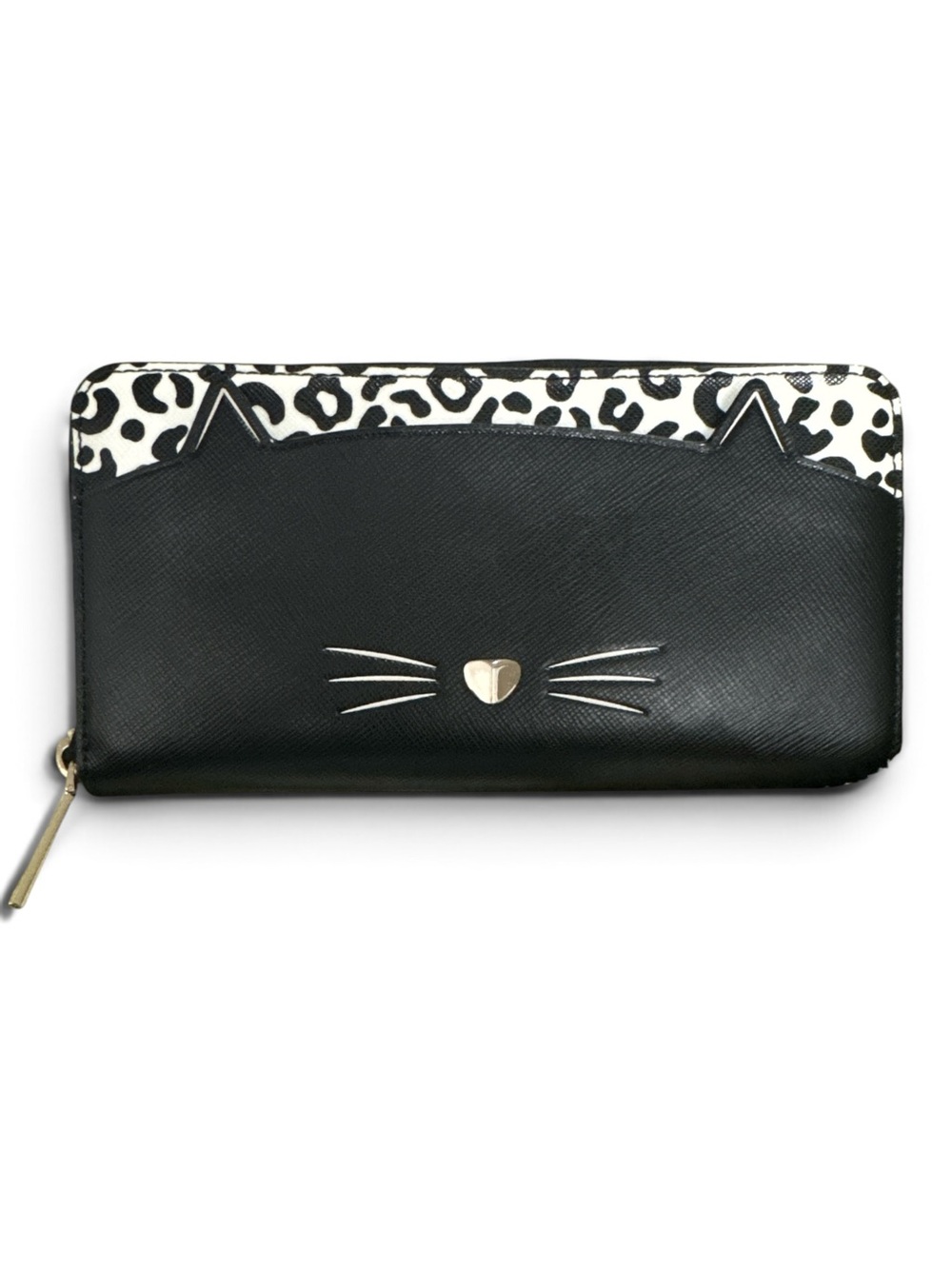 MEOW CAT LARGE CONTINENTAL WALLET WLR00593 used once!!